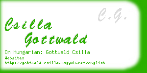 csilla gottwald business card